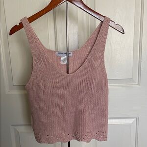 Cotton Emporium Mauve Knit Tank Top